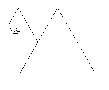 Spirale en triangles